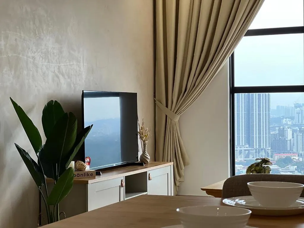 Kl City View 2R1B Free Wifi 6Pax Kuala Lumpur Malajsie