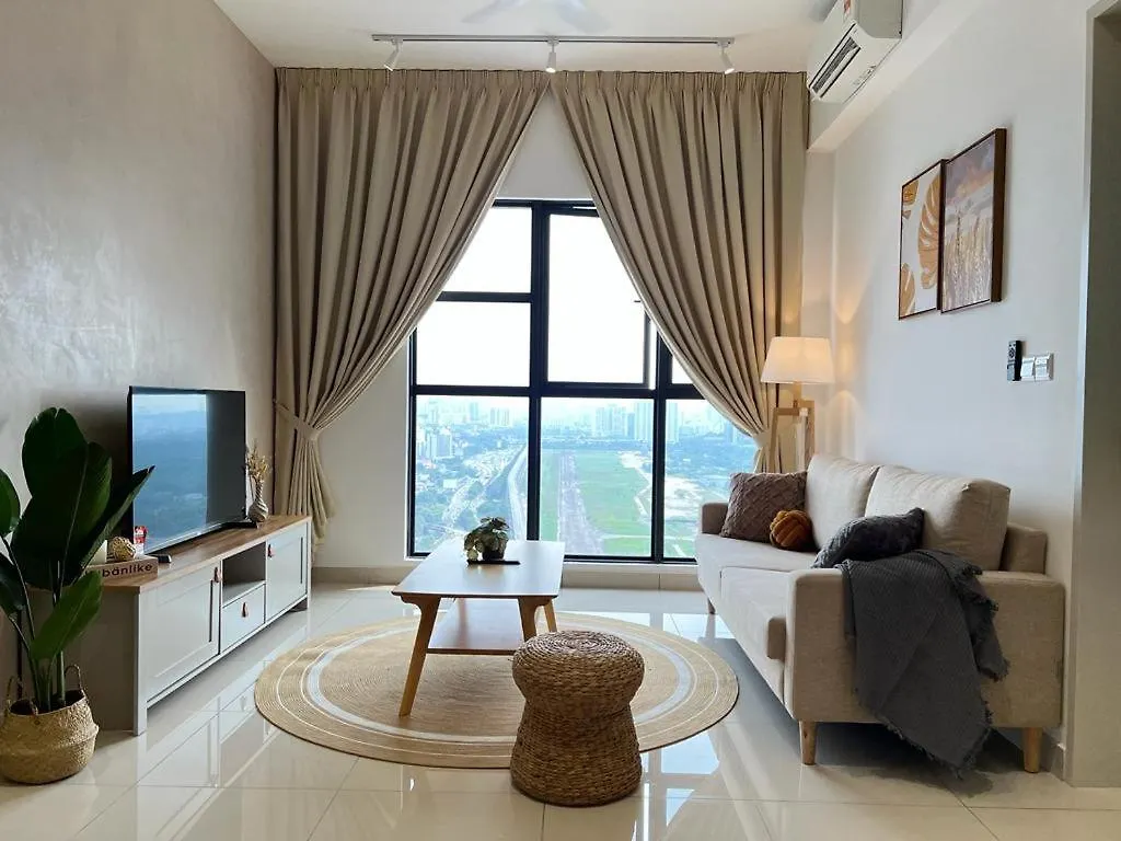Apartmán Kl City View 2R1B Free Wifi 6Pax Kuala Lumpur Malajsie