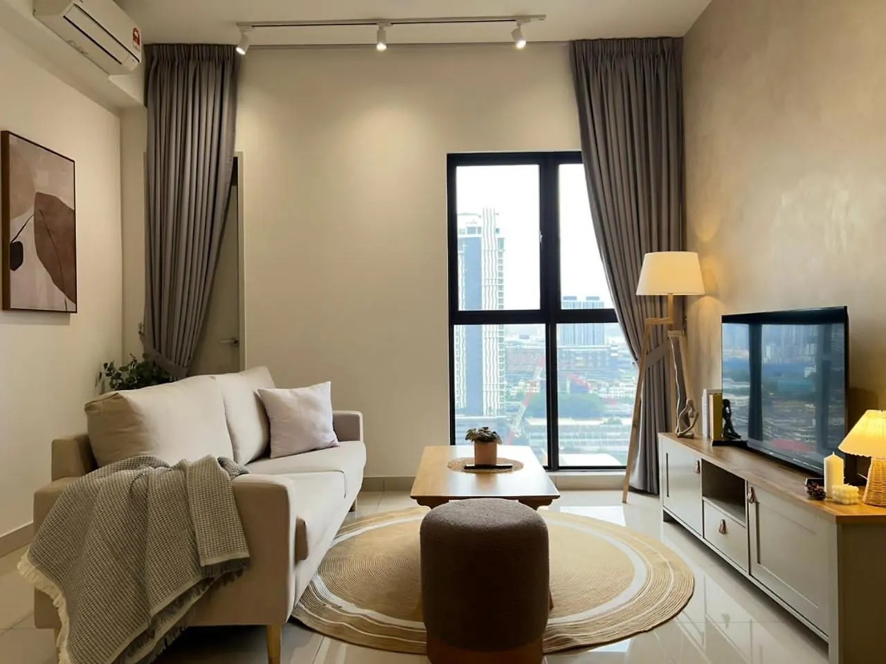 Kl City View 2R1B Free Wifi 6Pax Kuala Lumpur Apartmán