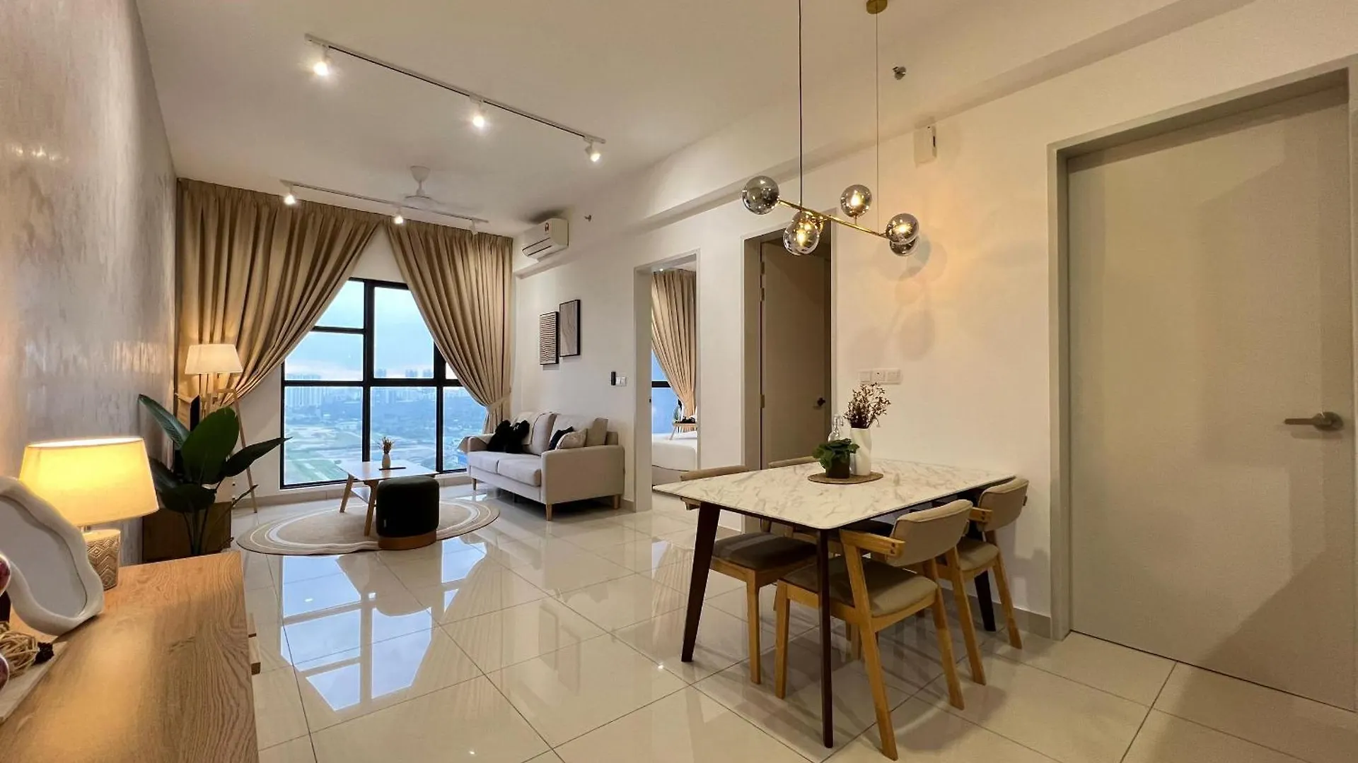 Apartmán Kl City View 2R1B Free Wifi 6Pax Kuala Lumpur