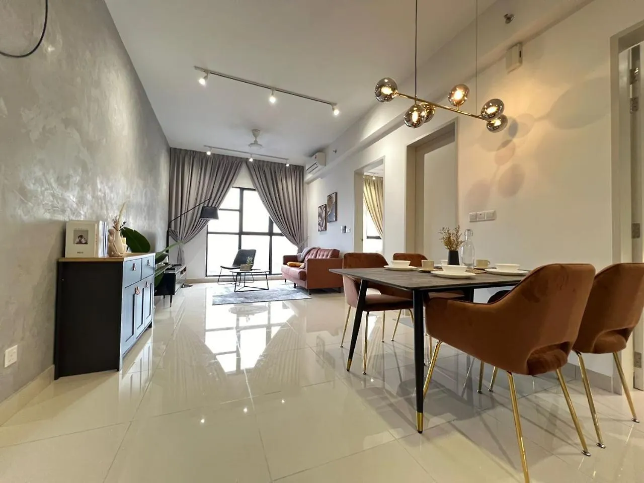 Apartmán Kl City View 2R1B Free Wifi 6Pax Kuala Lumpur Malajsie