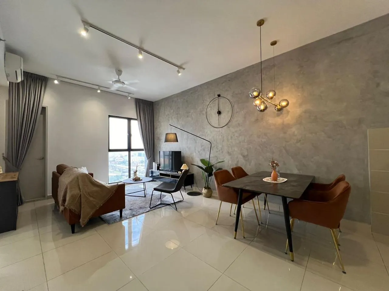 Apartmán Kl City View 2R1B Free Wifi 6Pax Kuala Lumpur Malajsie
